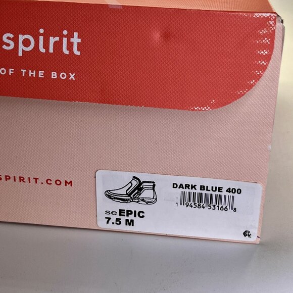 Easy Spirit Epic Cold Weather Slip-On Bootie Size 7.5M Navy Faux Fur Lined - Picture 16 of 16